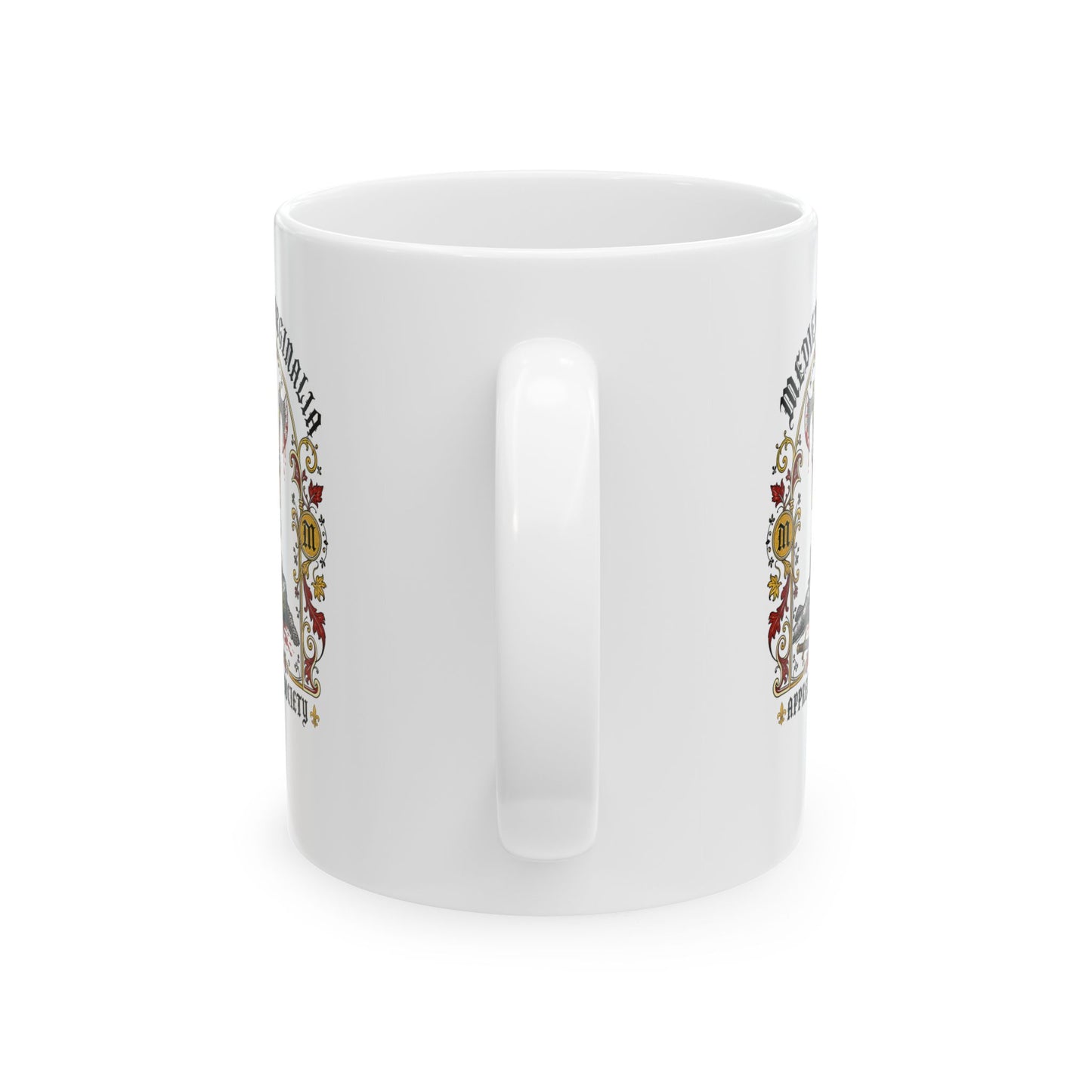 Medieval Marginalia Appreciation Society Rabbit Ceramic Mug, (11oz, 15oz)