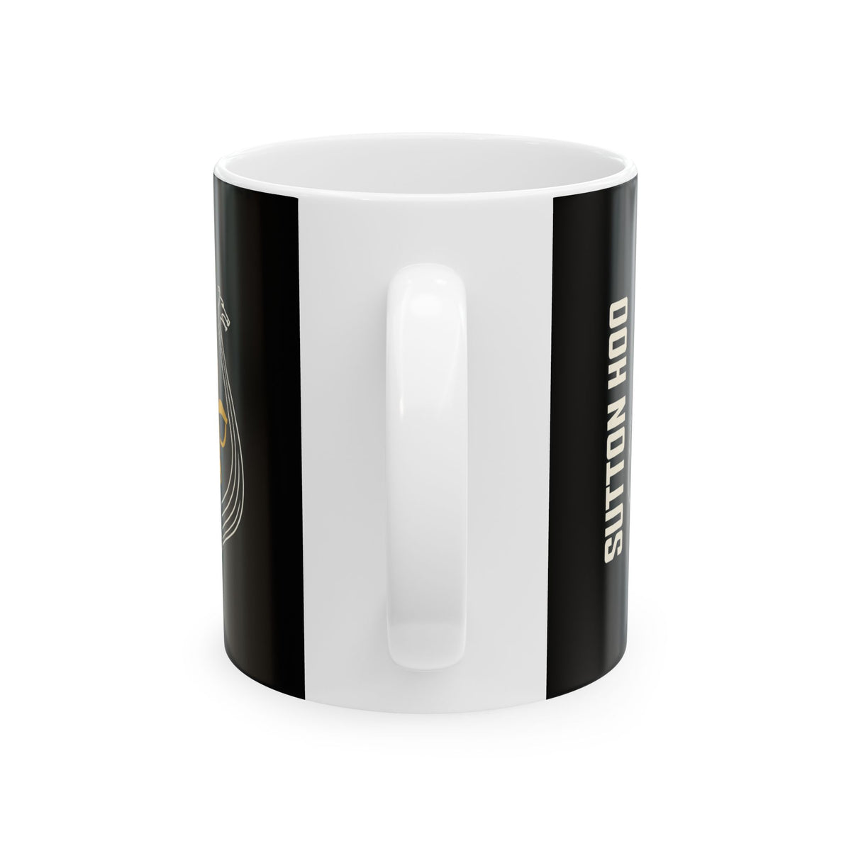 Minimalist Sutton Hoo Saxon Ceramic Mug, (11oz, 15oz)