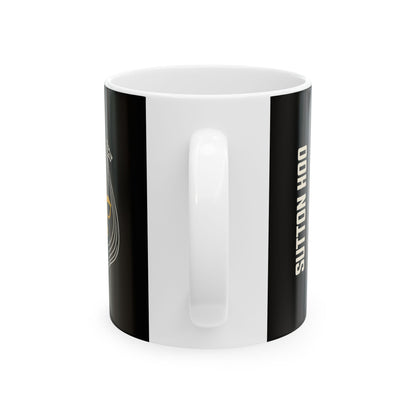 Minimalist Sutton Hoo Saxon Ceramic Mug, (11oz, 15oz)