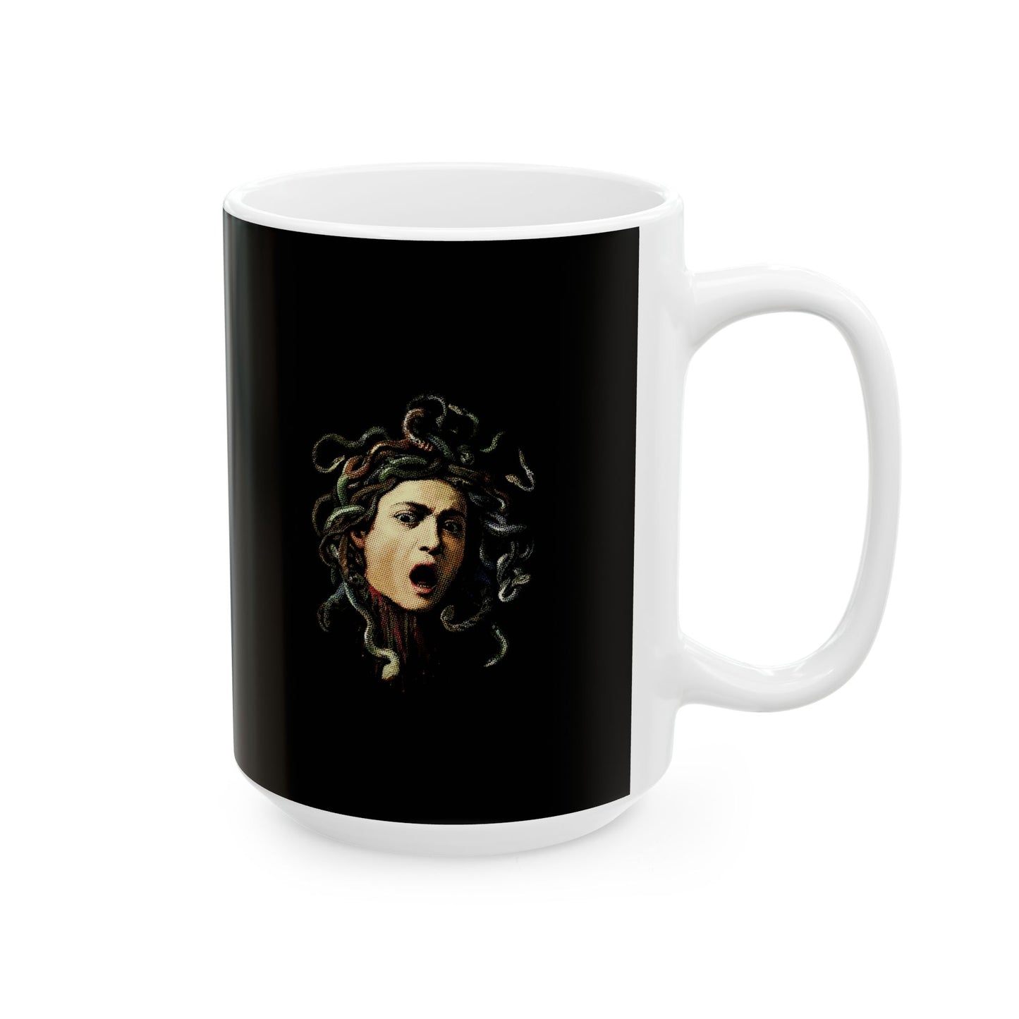 Caravaggio's Medusa  Ceramic Mug, (11oz, 15oz)