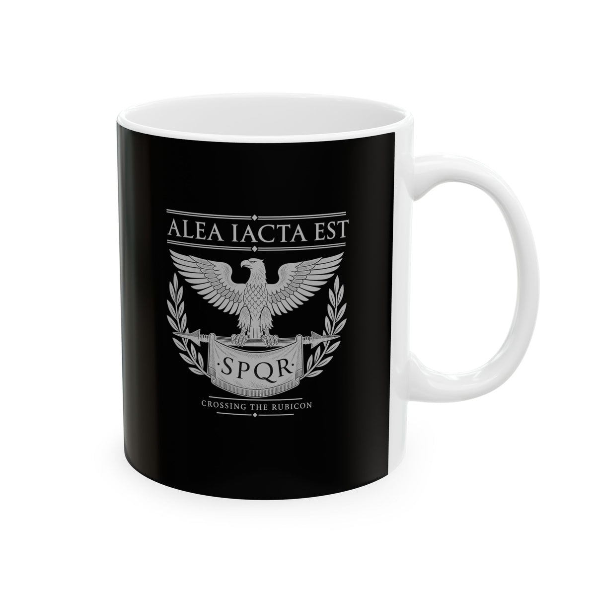 Alea Iacta Est Crossing Rubicon Ceramic Mug, (11oz, 15oz)