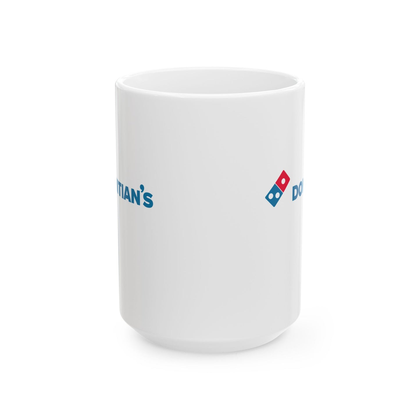 Domitian's Pizza Logo Ceramic Mug, (11oz, 15oz)