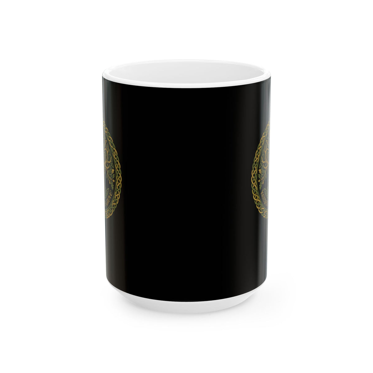 Druid Oak Deer Ceramic Mug, (11oz, 15oz)