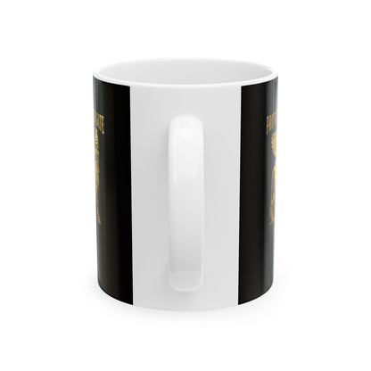 Lamassu Protector of the Gate Ceramic Mug, (11oz, 15oz)