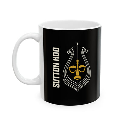 Minimalist Sutton Hoo Saxon Ceramic Mug, (11oz, 15oz)