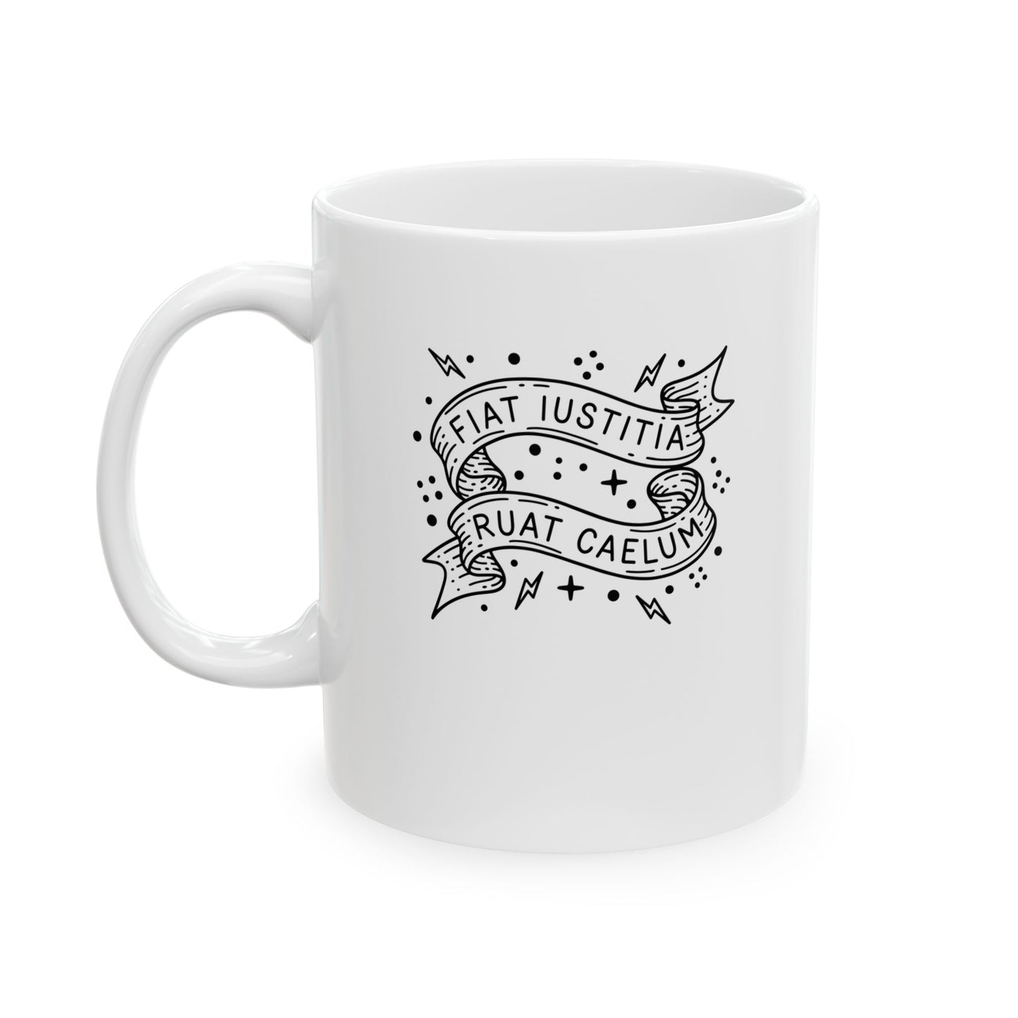 Fiat Iustitia Ceramic Mug, (11oz, 15oz)