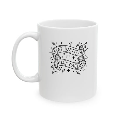 Fiat Iustitia Ceramic Mug, (11oz, 15oz)