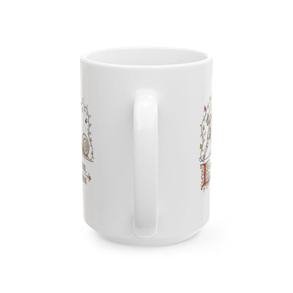 Knight vs Snail Marginalia Ceramic Mug, (11oz, 15oz)