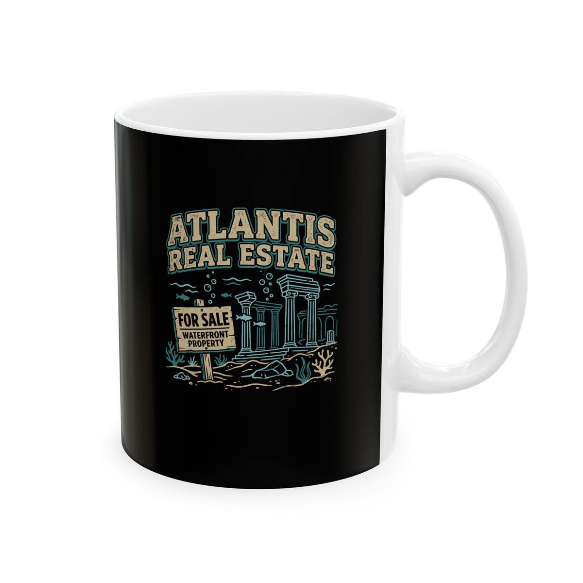 Atlantis Real Estate Agency Ceramic Mug, (11oz, 15oz)