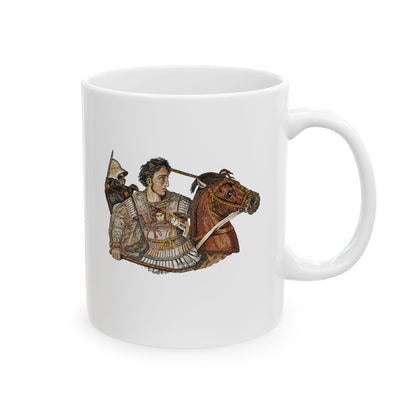 Alexander the Great Pompeii Mosaic Ceramic Mug, (11oz, 15oz)