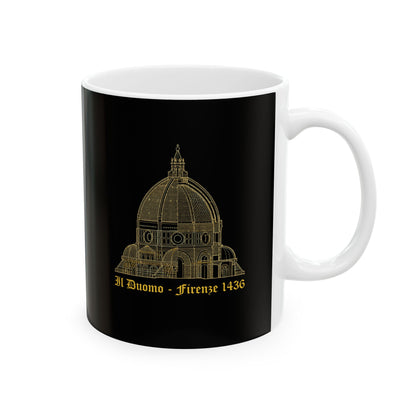 Brunelleschi's Dome Firenze Ceramic Mug, (11oz, 15oz)