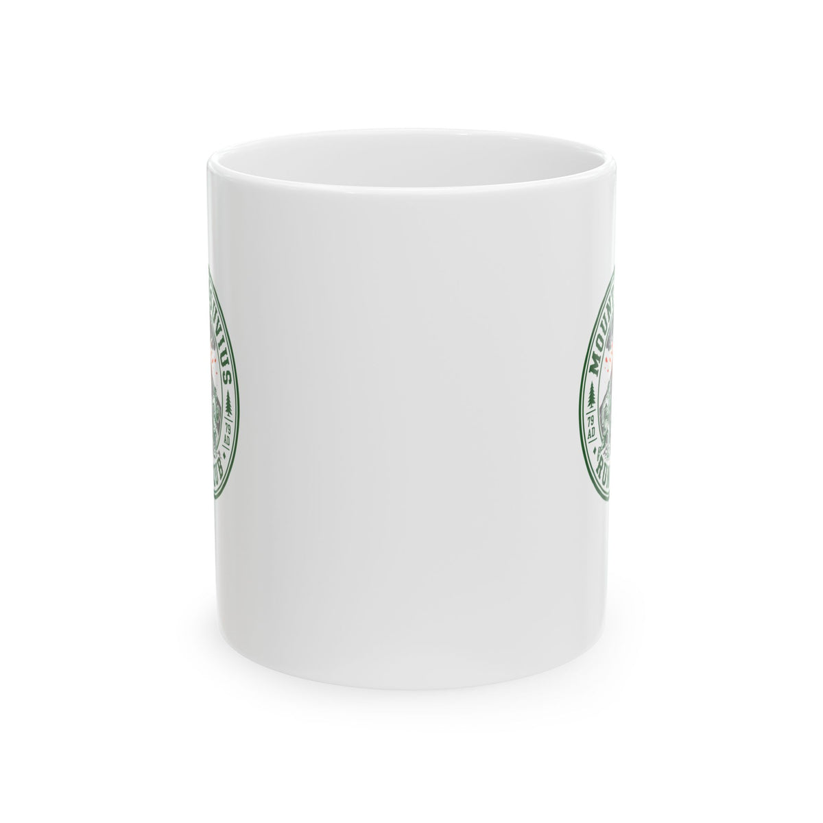 Mount Vesuvius Run Club Pompeii Ceramic Mug, (11oz, 15oz)