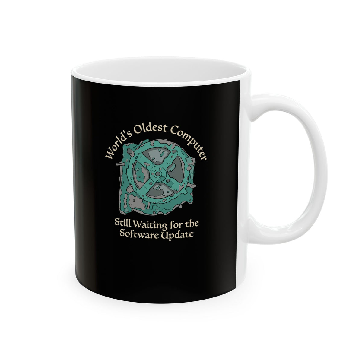 Antikythera Mechanism Ceramic Mug, (11oz, 15oz)