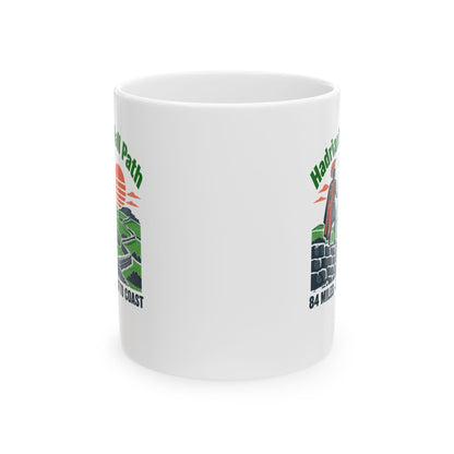Hadrian's Wall Path Coast to Coast Ceramic Mug, (11oz, 15oz)