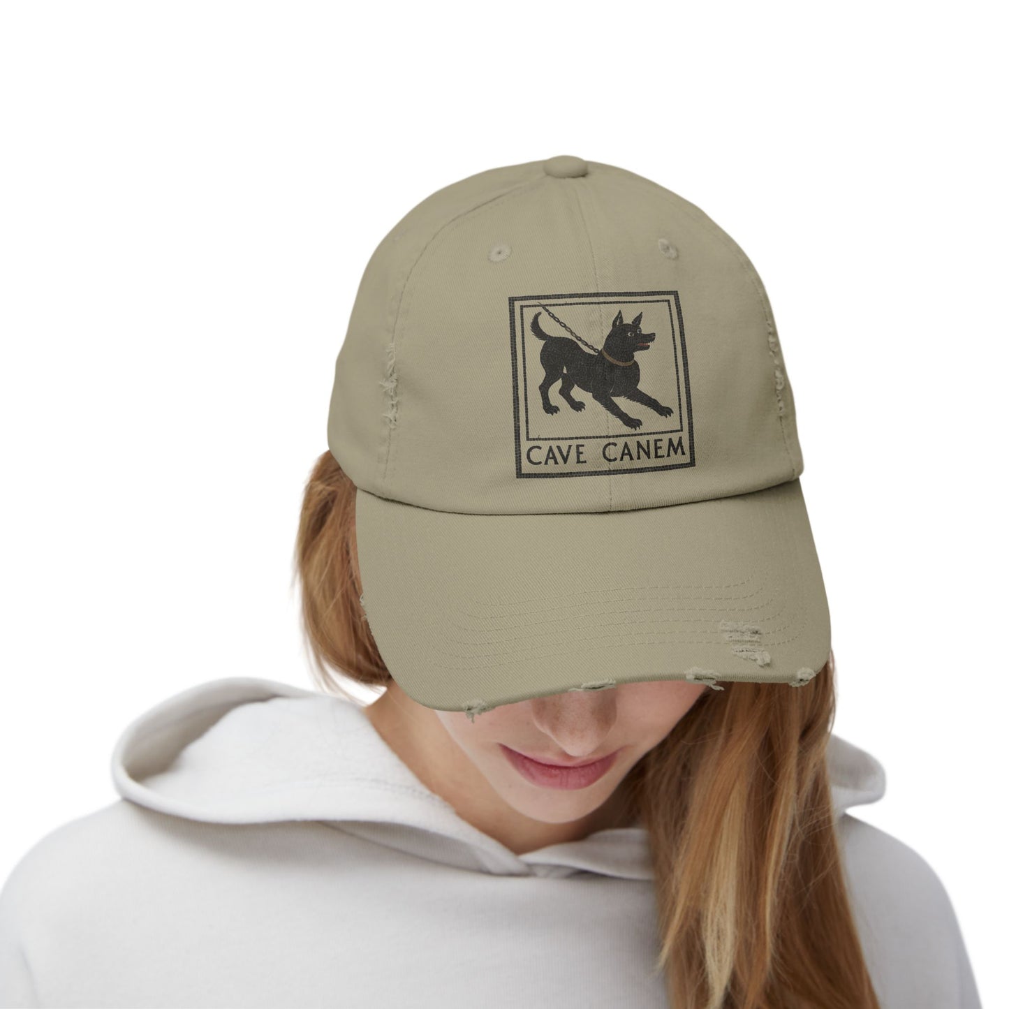 Cave Canum Unisex Distressed Cap