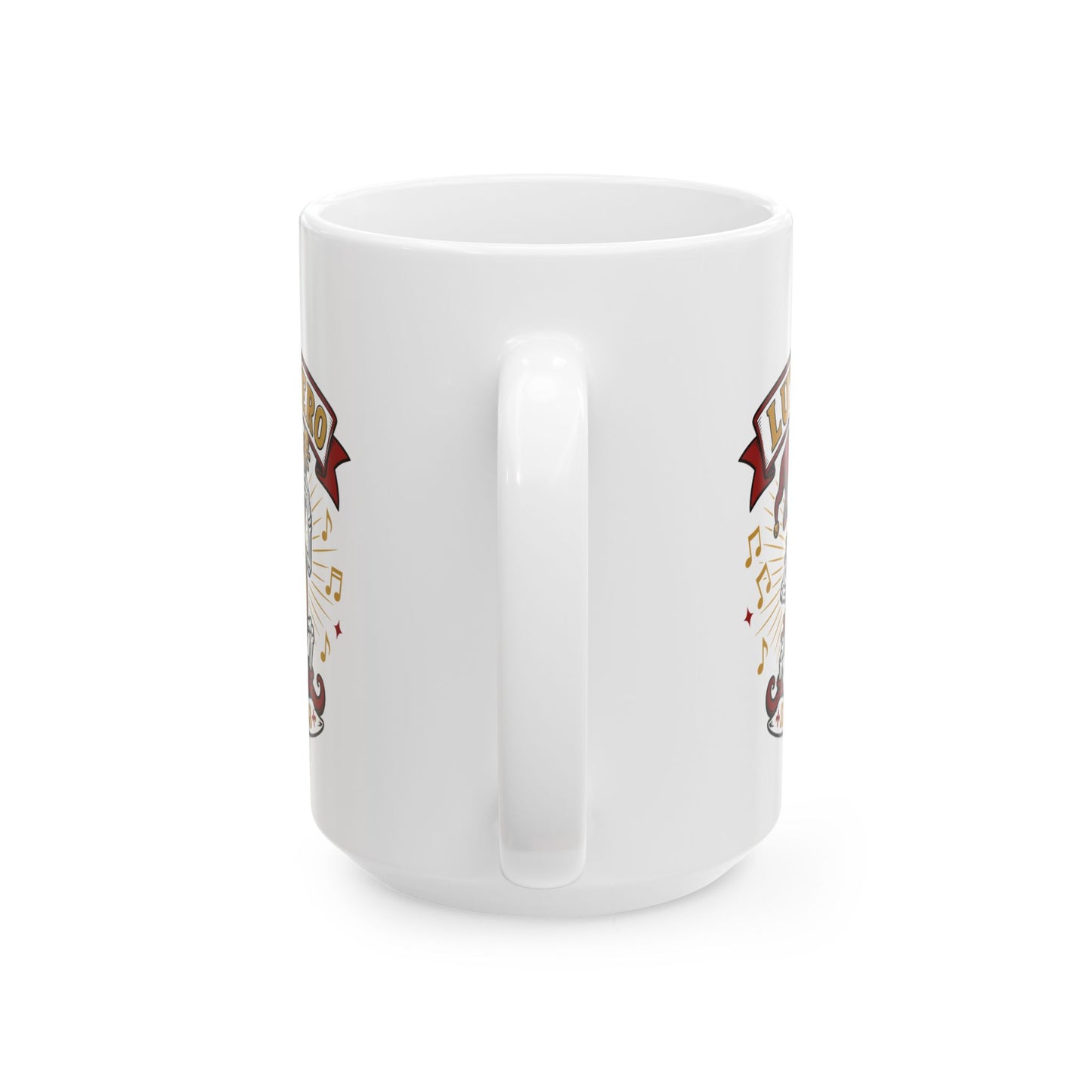 Medieval Bard Lute Hero Ceramic Mug, (11oz, 15oz)