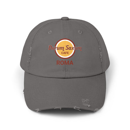 Hard Rock Cafe Roma in Latin  Unisex Distressed Cap