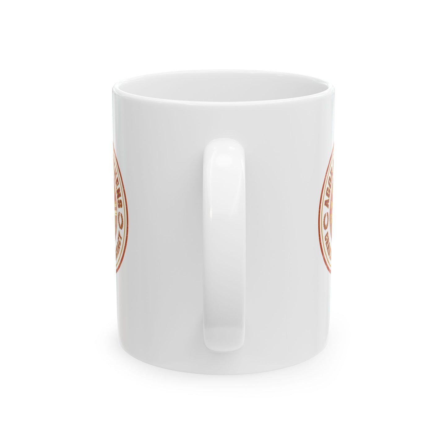 Athens Agora Cradle of Democracy Ceramic Mug, (11oz, 15oz)