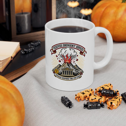 Vesuvius Emergency Services Est 79 Ceramic Mug, (11oz, 15oz)