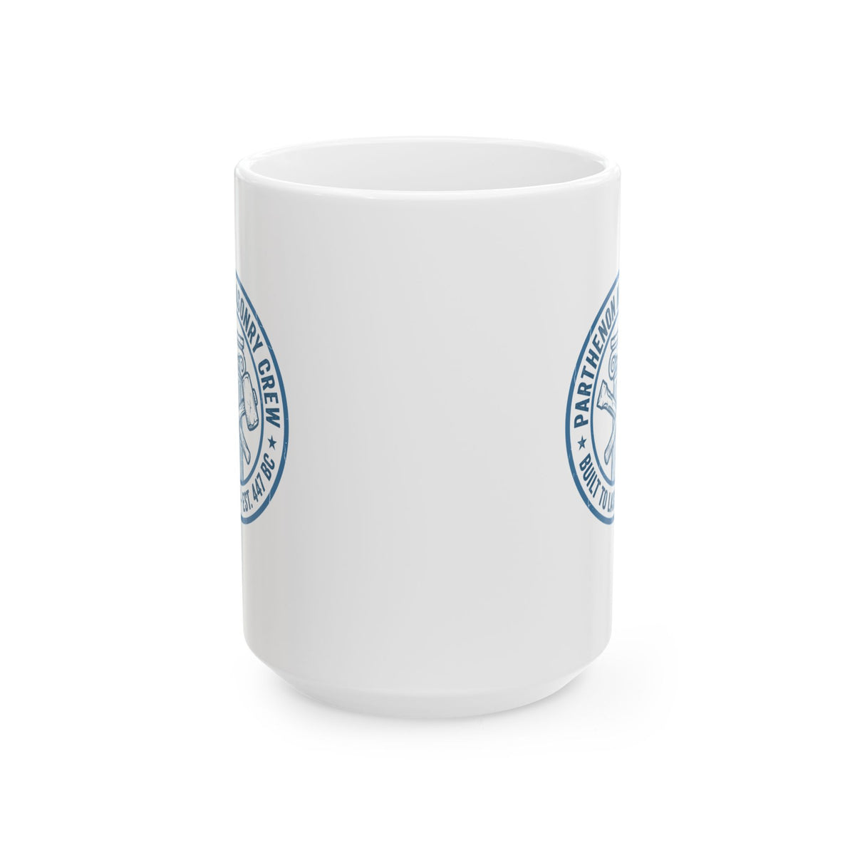 Parthenon Masonry Crew Ceramic Mug, (11oz, 15oz)