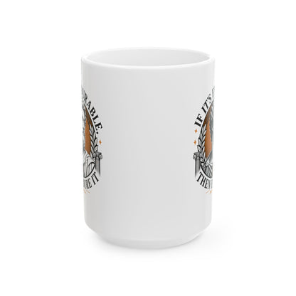 Marcus Aurelius Endurable Quote Ceramic Mug, (11oz, 15oz)