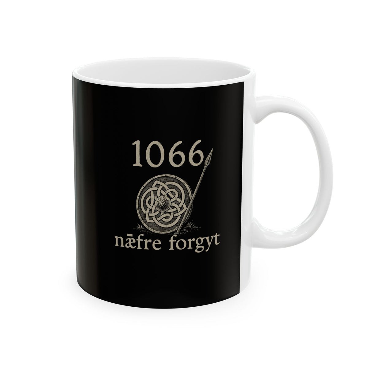 Never Forget 1066 Old English Ceramic Mug, (11oz, 15oz)