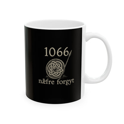 Never Forget 1066 Old English Ceramic Mug, (11oz, 15oz)