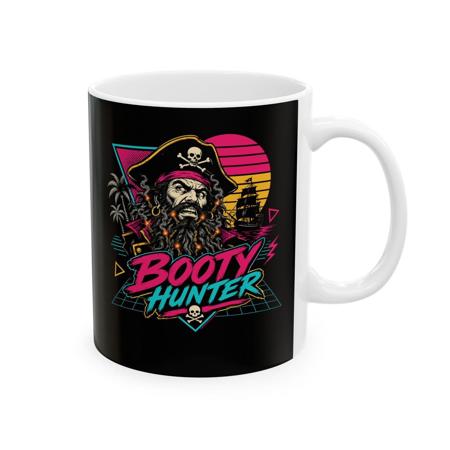 Blackbeard Pirate Ceramic Mug, (11oz, 15oz)