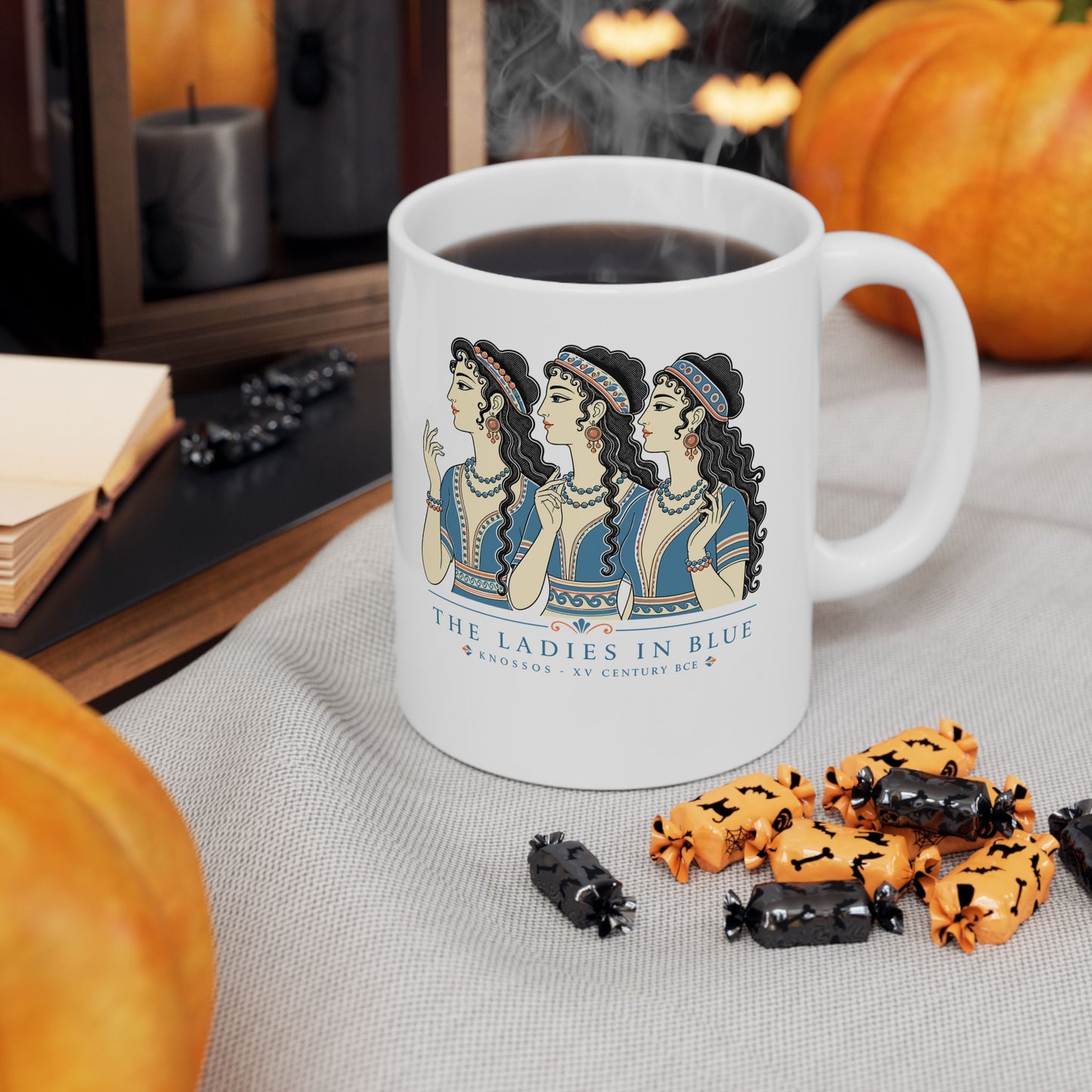 Knossos Minoan Ladies in Blue Ceramic Mug, (11oz, 15oz)