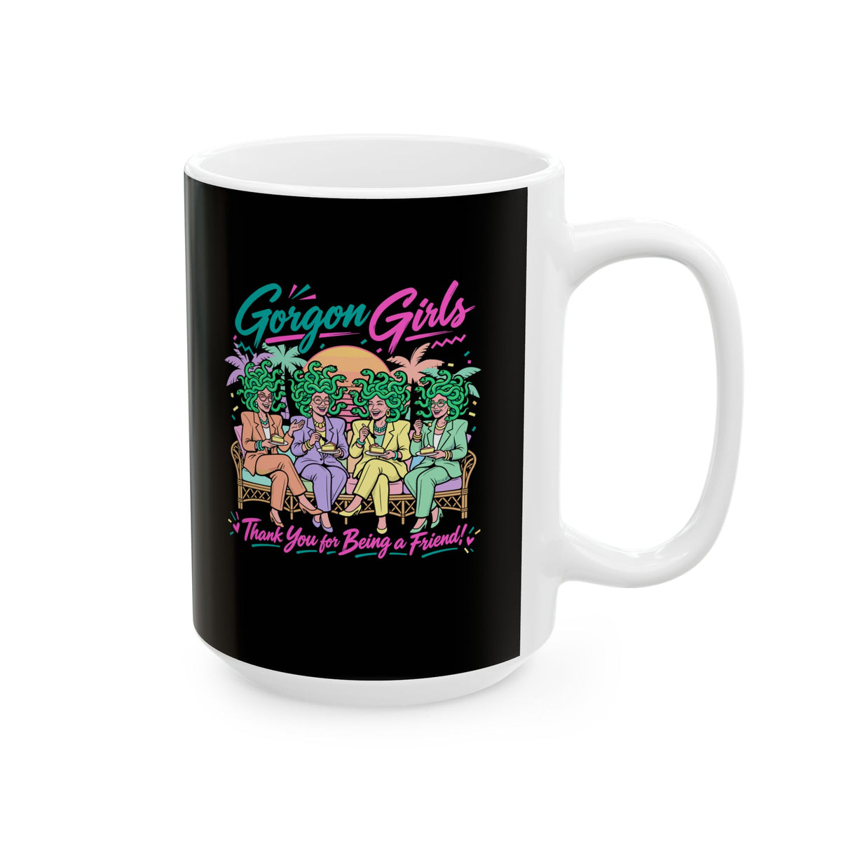 The Gorgon Girls Ceramic Mug, (11oz, 15oz)