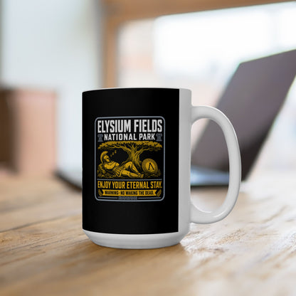 Elysium Fields National Park Ceramic Mug, (11oz, 15oz)