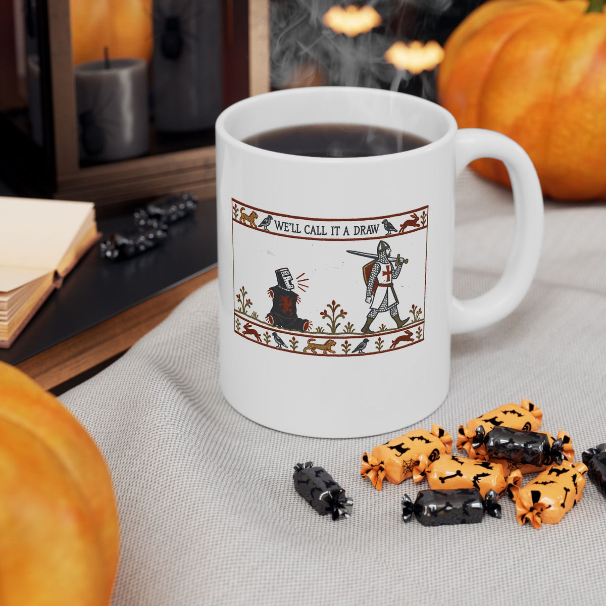 Black Knight Holy Grail Quote Ceramic Mug, (11oz, 15oz)
