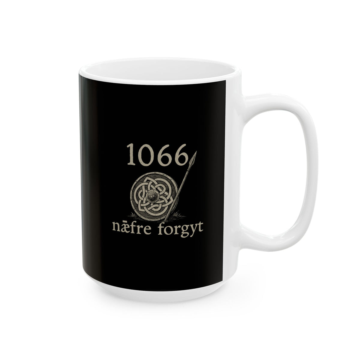 Never Forget 1066 Old English Ceramic Mug, (11oz, 15oz)