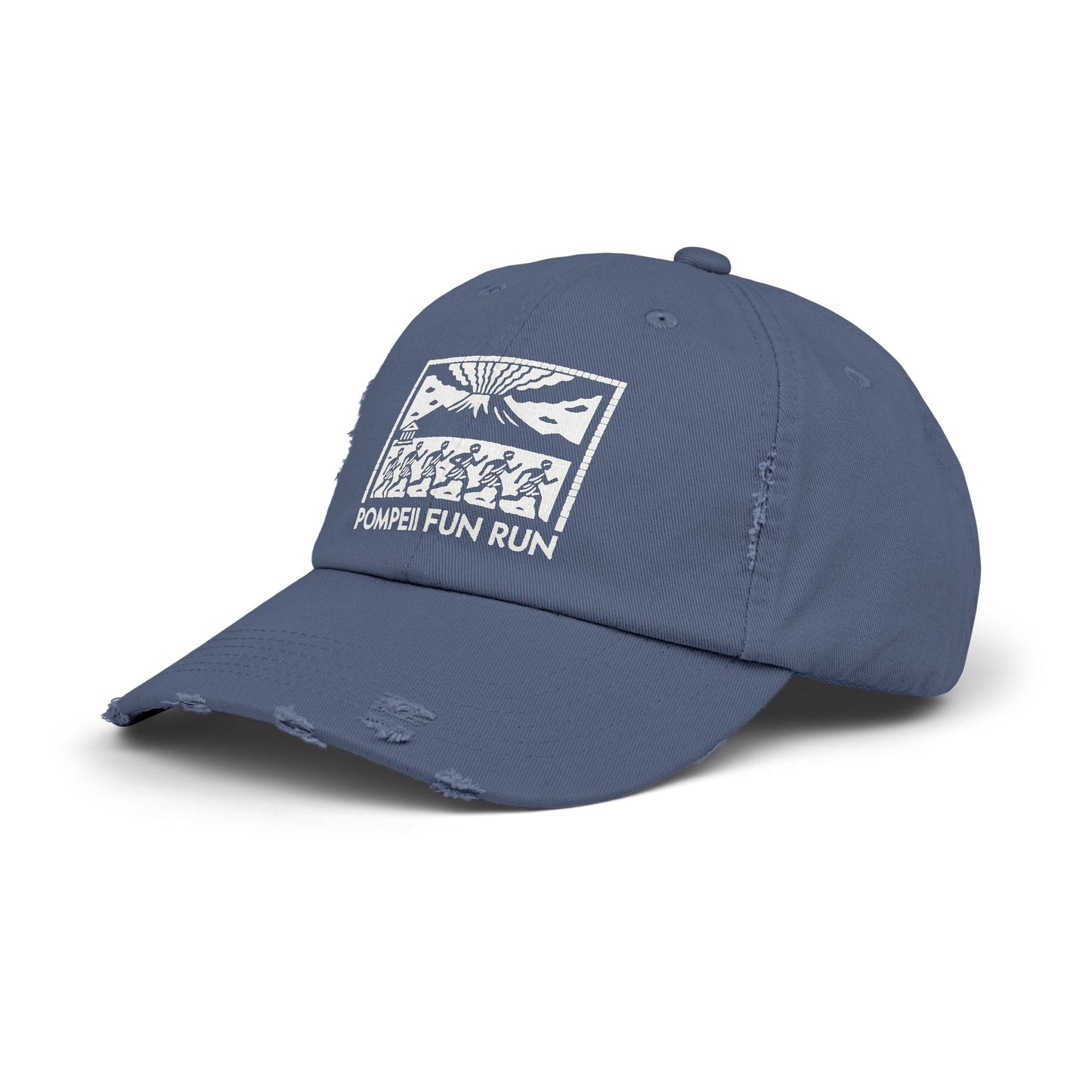 Pompeii Fun Run Mosaic Unisex Distressed Cap