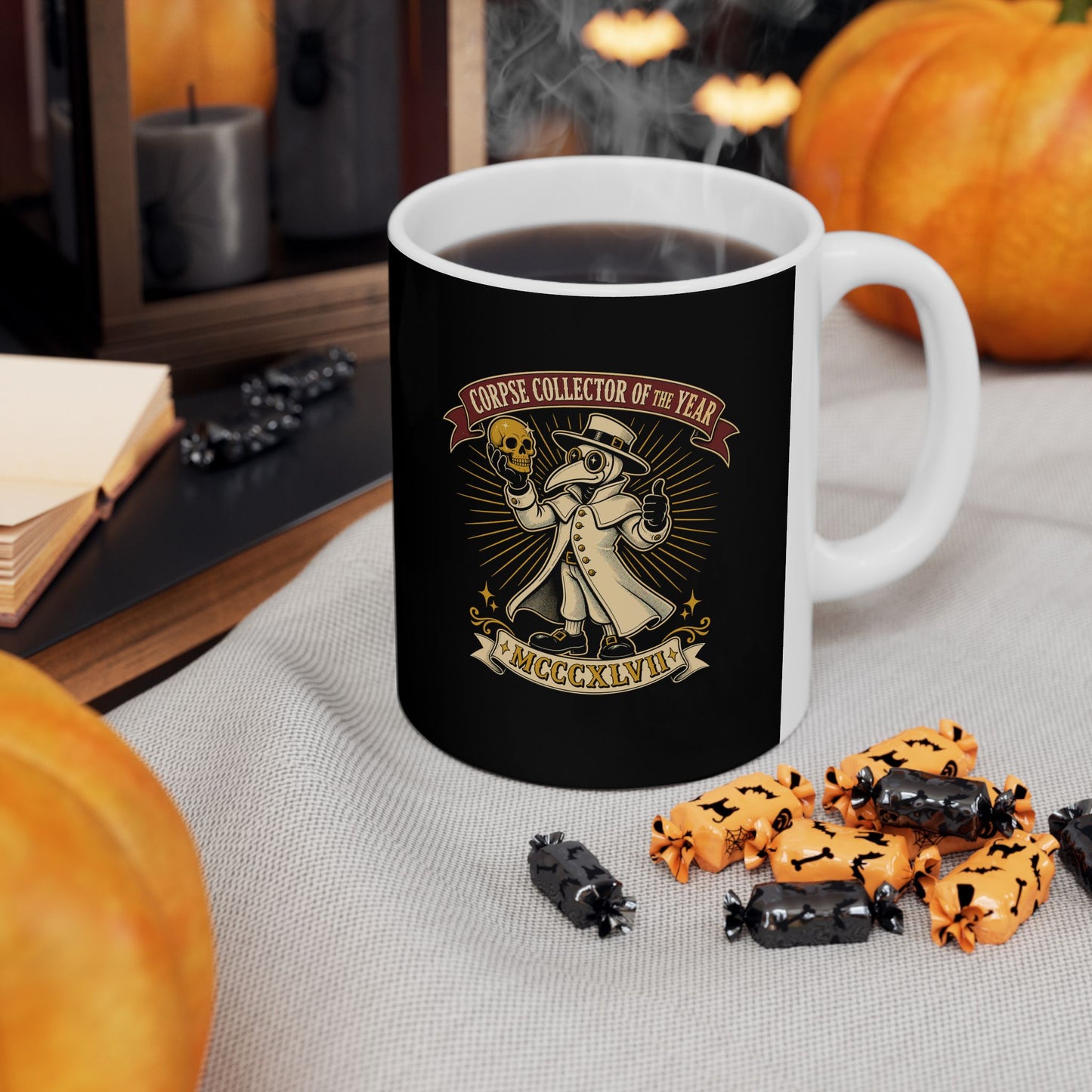 Plague Doctor Collector of the Year Ceramic Mug, (11oz, 15oz)