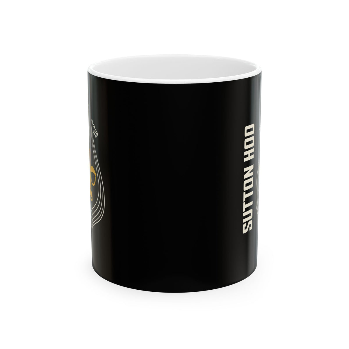 Minimalist Sutton Hoo Saxon Ceramic Mug, (11oz, 15oz)