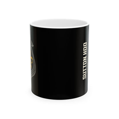 Minimalist Sutton Hoo Saxon Ceramic Mug, (11oz, 15oz)