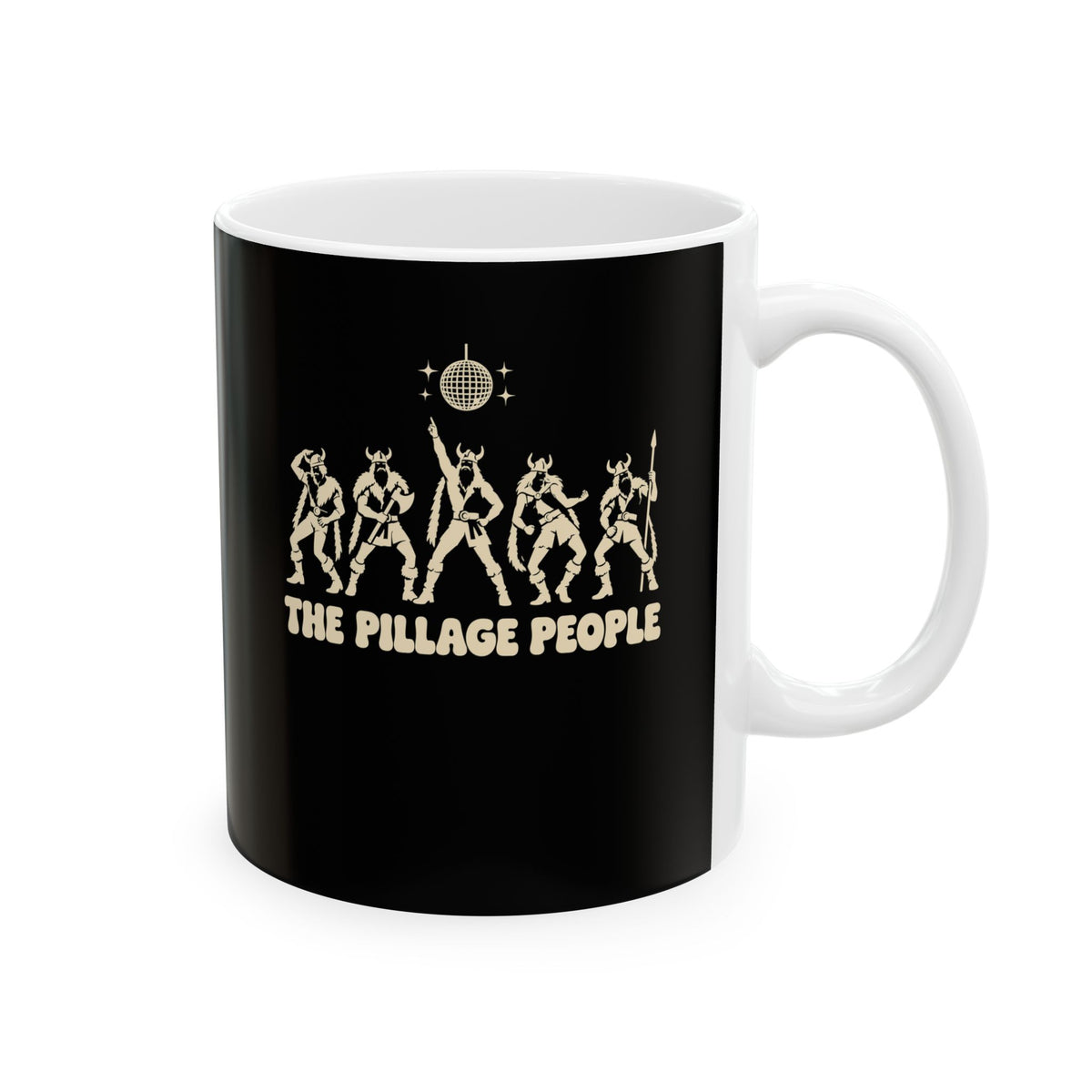 The Pillage People Silhouettes  Ceramic Mug, (11oz, 15oz)