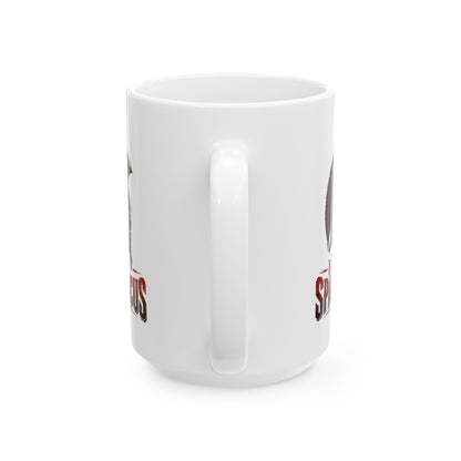 I Am Spartacus Helmet Ceramic Mug, (11oz, 15oz)