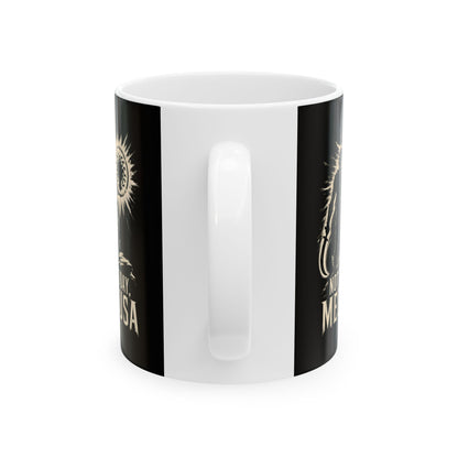 Not Today Medusa Perseus Shield Ceramic Mug, (11oz, 15oz)