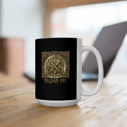 Battle of Maldon King Æthelred vs Vikings Ceramic Mug, (11oz, 15oz)