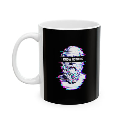 Socrates I Know Nothing  Ceramic Mug, (11oz, 15oz)