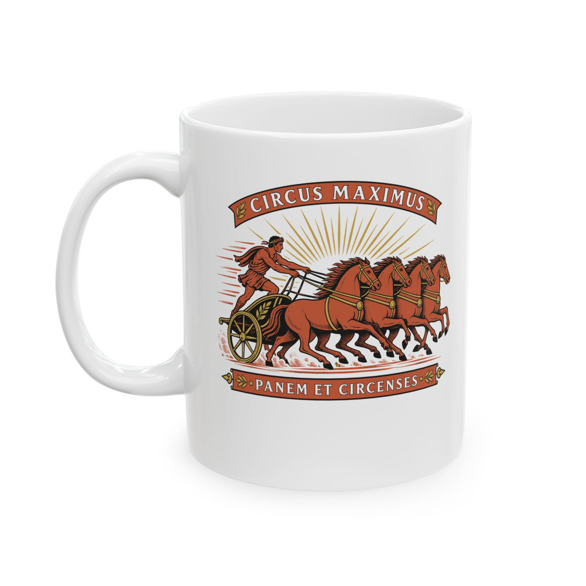 Circus Maximus Panem et Circenses Ceramic Mug, (11oz, 15oz)