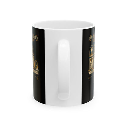 Egyptians Threw Brain Away Ceramic Mug, (11oz, 15oz)