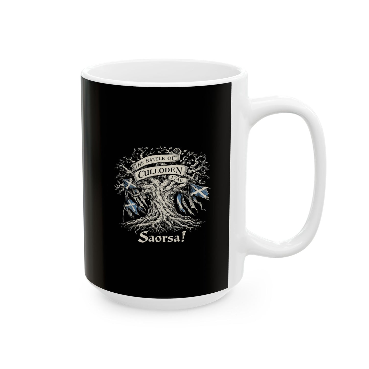 Battle of Culloden Saorsa Freedom Ceramic Mug, (11oz, 15oz)
