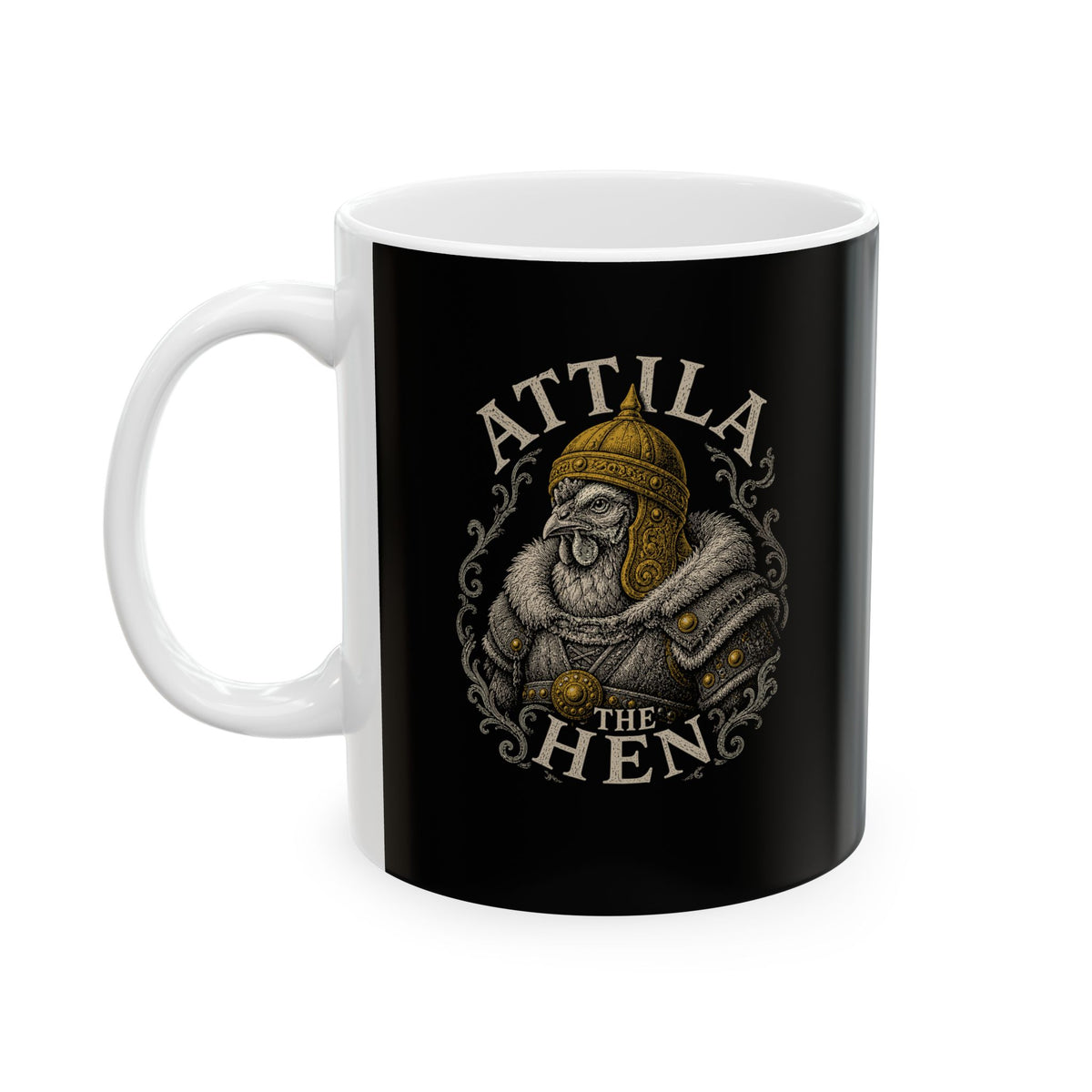Attila the Hen Ceramic Mug, (11oz, 15oz)