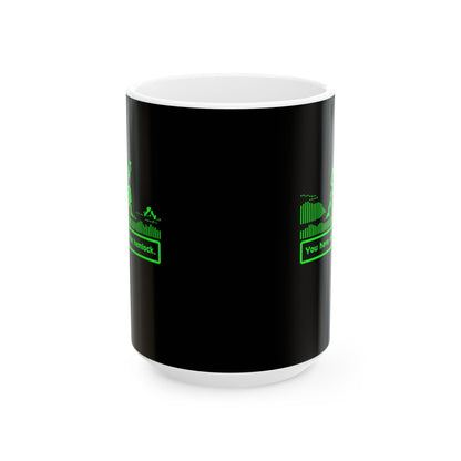 Socrates 8 Bit Dies from Hemlock Ceramic Mug, (11oz, 15oz)