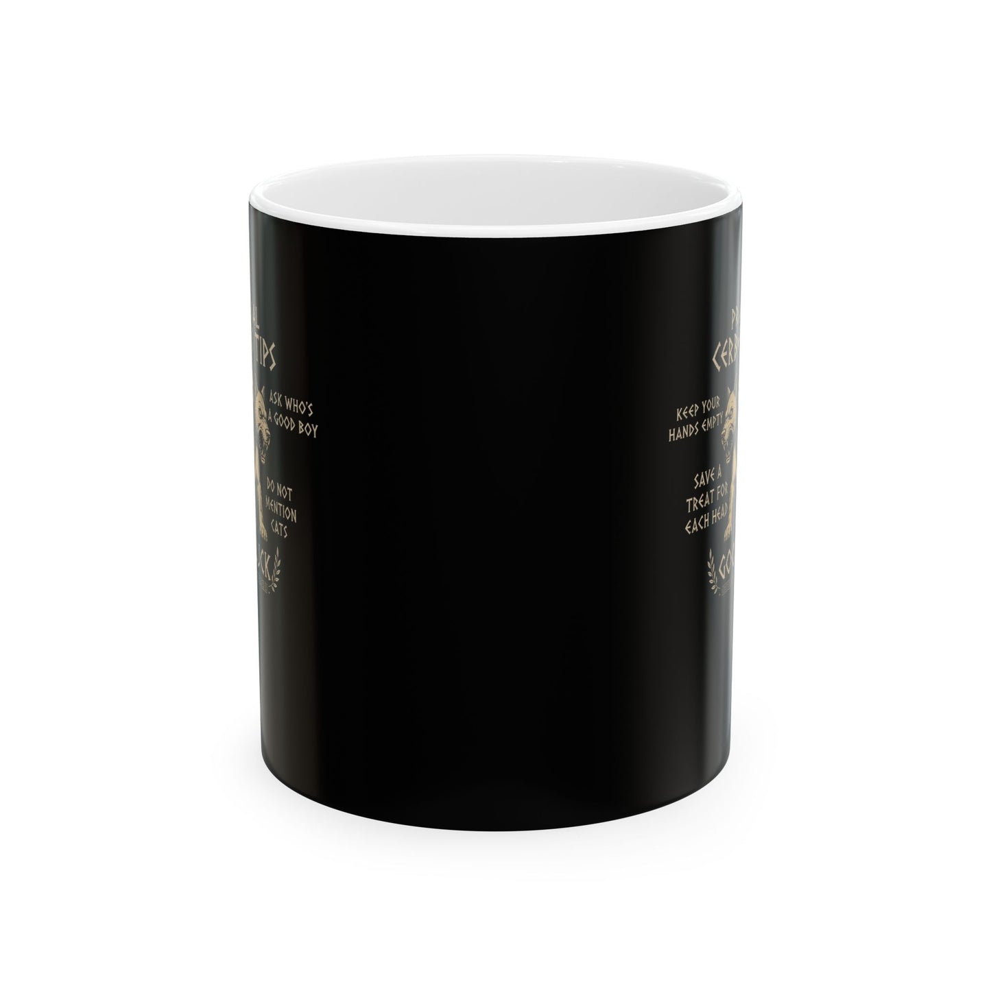 Practical Cerberus Tips Ceramic Mug, (11oz, 15oz)
