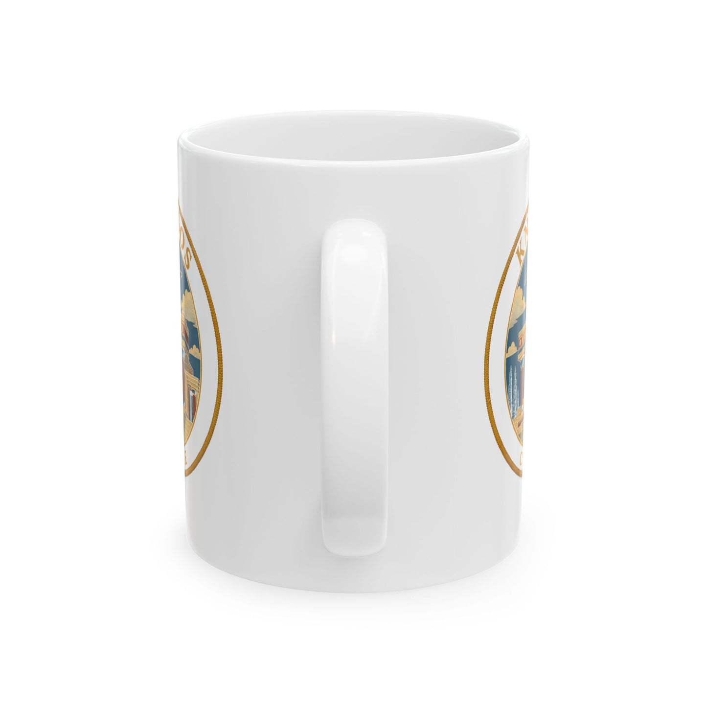 Knossos Crete Palace Patch Ceramic Mug, (11oz, 15oz)