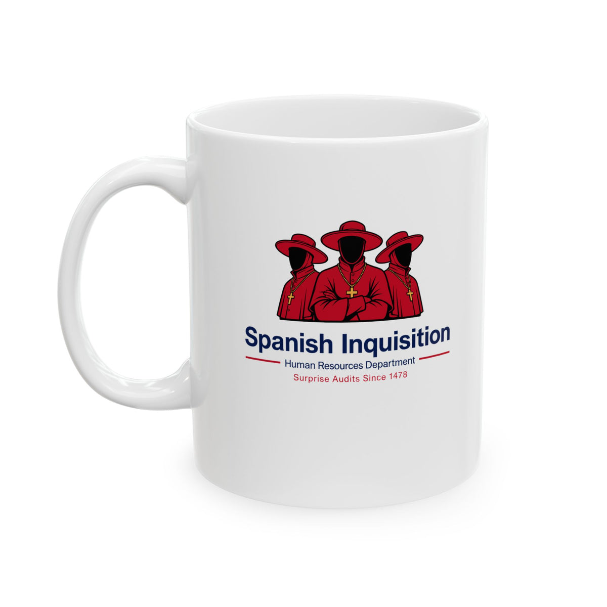 Spanish Inquisition HR Logo Ceramic Mug, (11oz, 15oz)